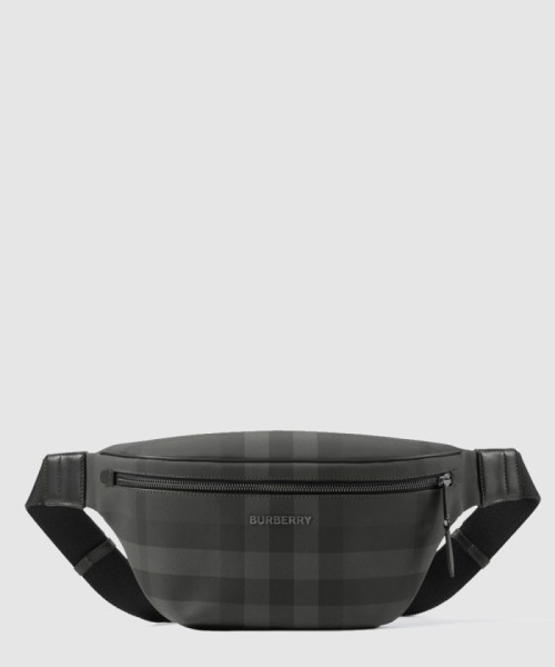 [BURBERRY-버버리]체크 레더 범백 80732671