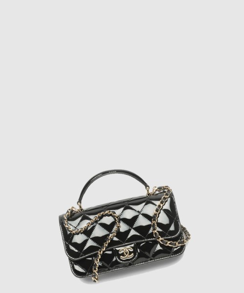 [CHANEL-샤넬]체인이 달린 플랩 휴대폰 홀더 AP3226