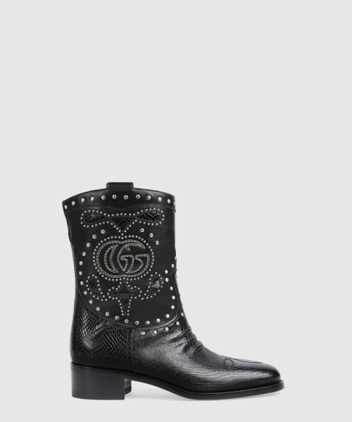 [GUCCI-구찌]더블 G스터드 장식의 부츠 750508
