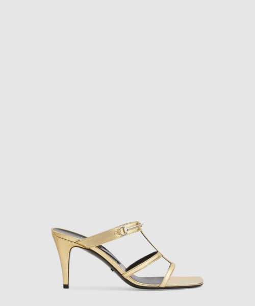 [GUCCI-구찌]슬림 호스빗 슬라이드 샌들 ‎776643