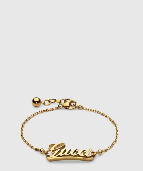 [GUCCI-구찌]스크립트 체인 팔찌 798504