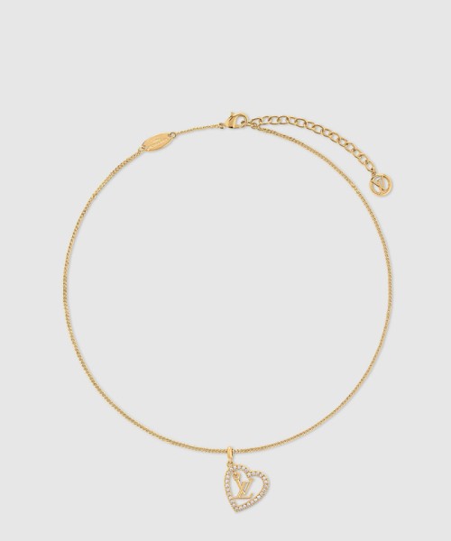 [LOUIS VUITTON-루이비통]마이 LV 하트 목걸이 M02389