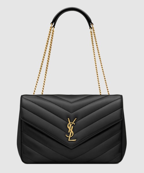 [SAINT LAURENT-생로랑]matelassé 램스킨 소재의 loulou 라지백 803541