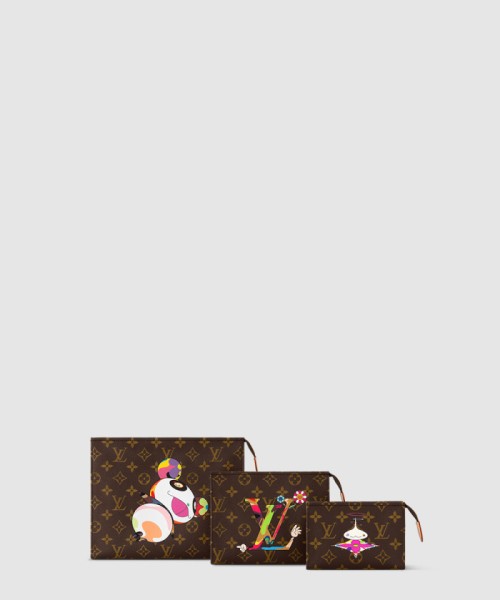 [LOUIS VUITTON-루이비통]LV x TM 트리오 토일레트리 파우치 M13762