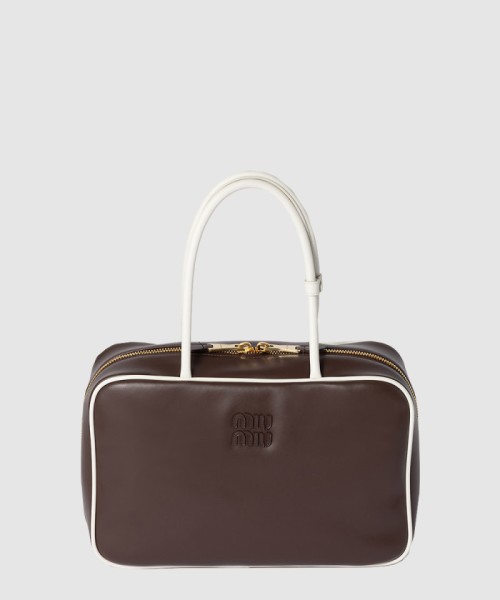 [MIUMIU-미우미우]레더 탑핸들백 5BB117