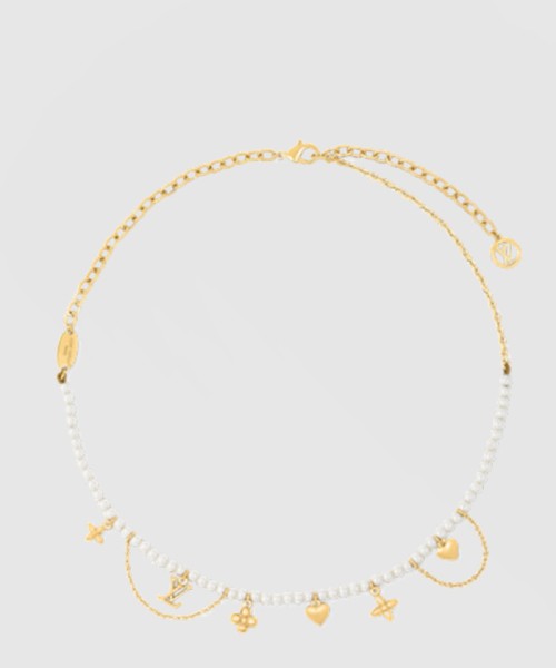 [LOUIS VUITTON-루이비통]BLOOMING PEARLS 목걸이 M02388