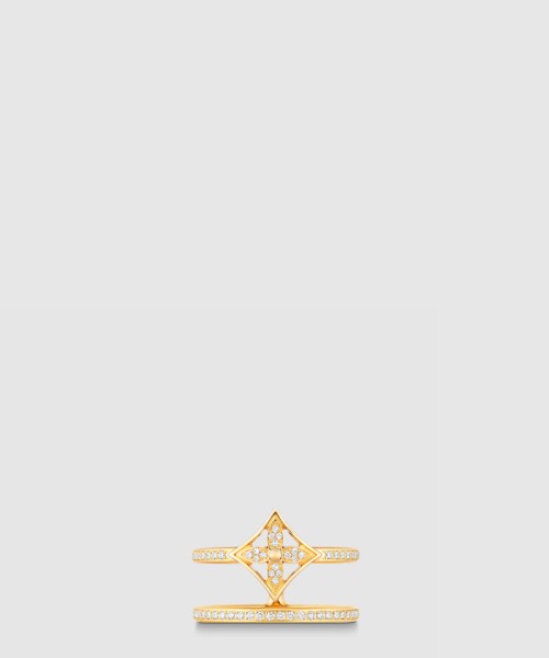 [LOUIS VUITTON-루이비통]이딜 블라썸 더블 반지 Q9N43I
