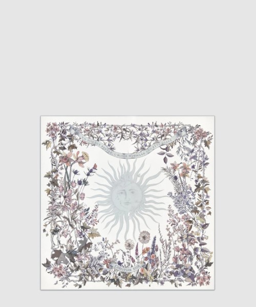 [DIOR-디올]Dior 4 Saisons Hiver Soleil 90 스퀘어 스카프 42STA