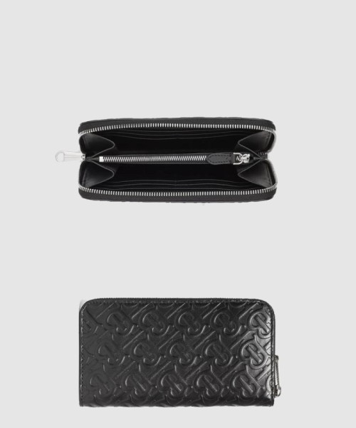 [BURBERRY-버버리]모노그램 레더 지퍼라운드 지갑 80176521