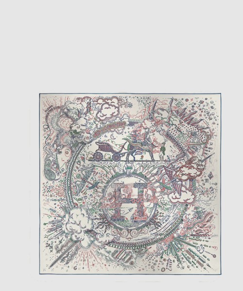 [HERMES-에르메스]Please Hold The Line 스카프 90