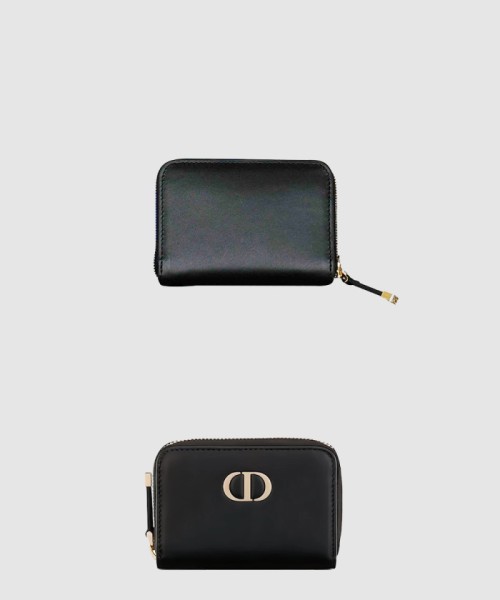 [DIOR-디올]30 Montaigne Voyageur 스몰 지퍼 동전 지갑 S2155