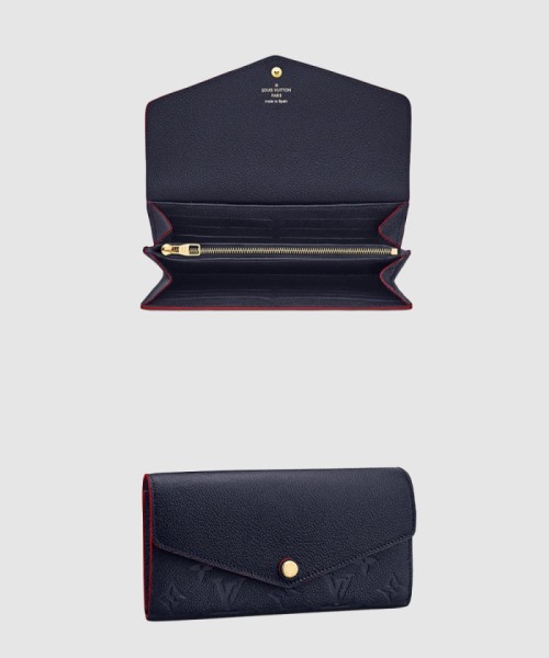 [LOUIS VUITTON-루이비통]사라 월릿 모노그램 앙프렝뜨 장지갑 M62125