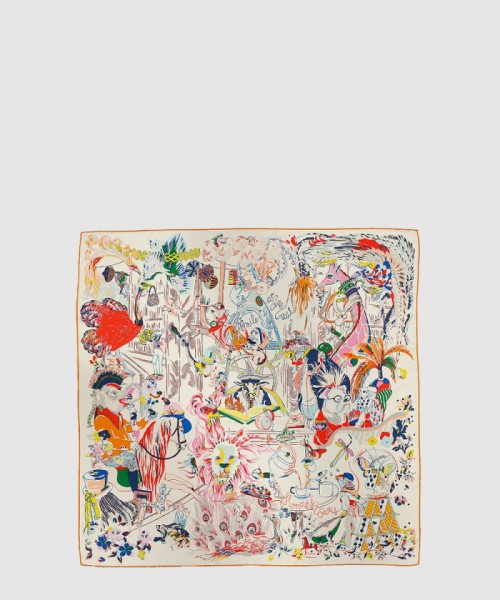 [HERMES-에르메스]Emile et Une Nuit 스카프 90