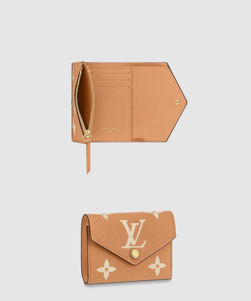 [LOUIS VUITTON-루이비통]빅토린 모노그램 앙프렝뜨 반지갑 M81459