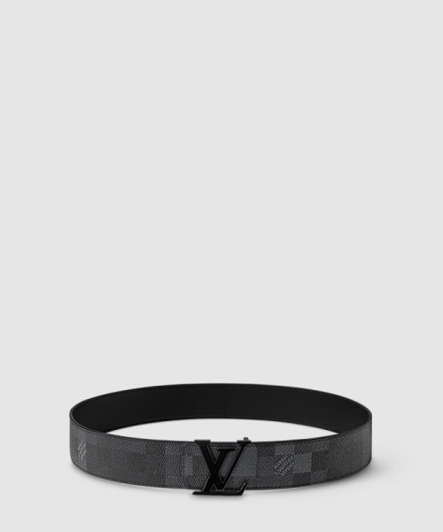 [LOUIS VUITTON-루이비통]LV 이니셜 다모플라주 리버서블 벨트 M8958S