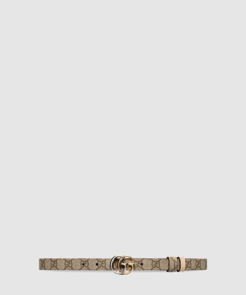 [GUCCI-구찌]GG 마몽 리버서블 씬 벨트 795802