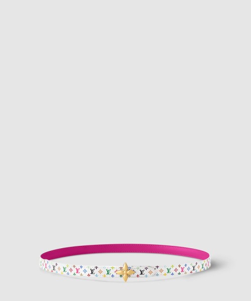 [LOUIS VUITTON-루이비통]LV x TM 미니 플라워그램 양면 가죽 벨트 M8992W