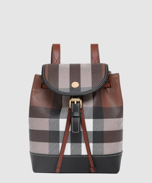 [BURBERRY-버버리]체크레더 마이크로 백팩 8058469