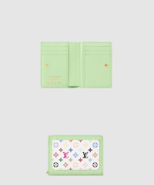 [LOUIS VUITTON-루이비통]메탈 하드웨어 소가죽 지갑 M13619