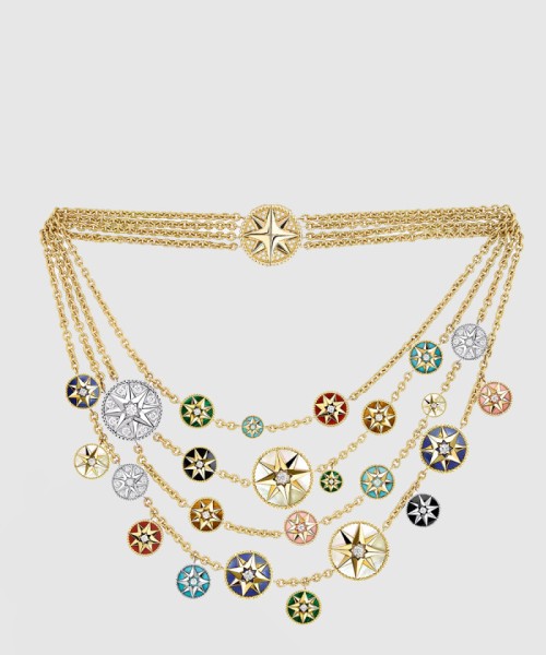 [DIOR-디올]Rose des Vents 플래스트런 목걸이 JRDV9