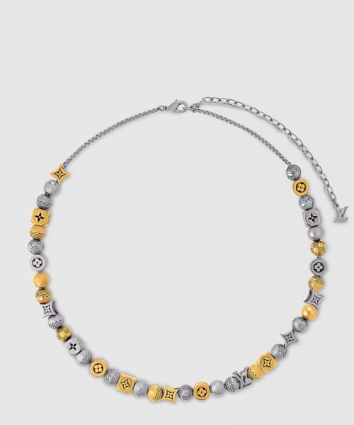 [LOUIS VUITTON-루이비통]다미에 파티 목걸이 M02234