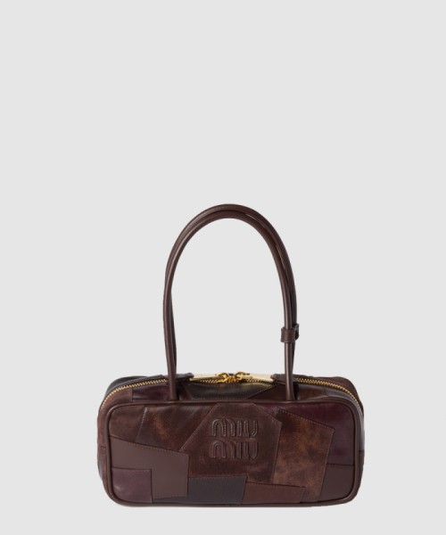 [MIUMIU-미우미우]보 가죽 패치워크백 5BB173
