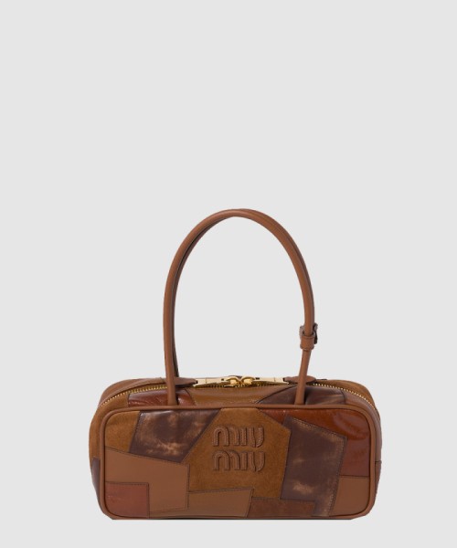 [MIUMIU-미우미우]보 가죽 패치워크백 5BB173