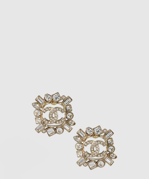 [chanel-샤넬]사각 큐빅 귀걸이 ABA175