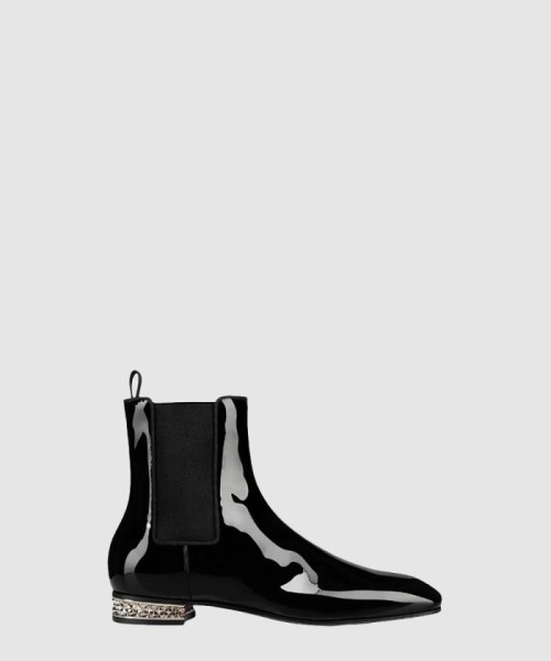 [LOUBOUTIN-루부탱]에나멜 스파이크 부츠 3220228