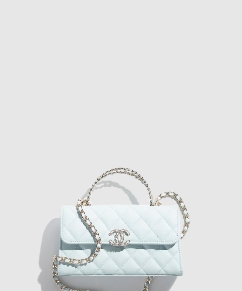 [CHANEL-샤넬]체인 플랩 폰 홀더 AP3238