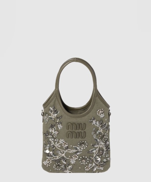 [MIUMIU-미우미우]아이비 자수 가바딘백 5BA281