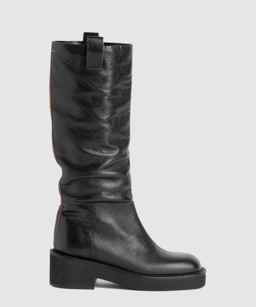 [MARGIELA-마르지엘라]무릎 높은 부츠 T8013