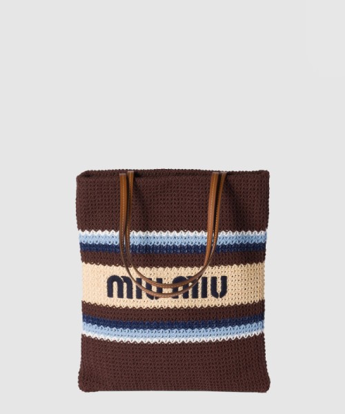 [MIUMIU-미우미우]크로셰 토트백 5BG248
