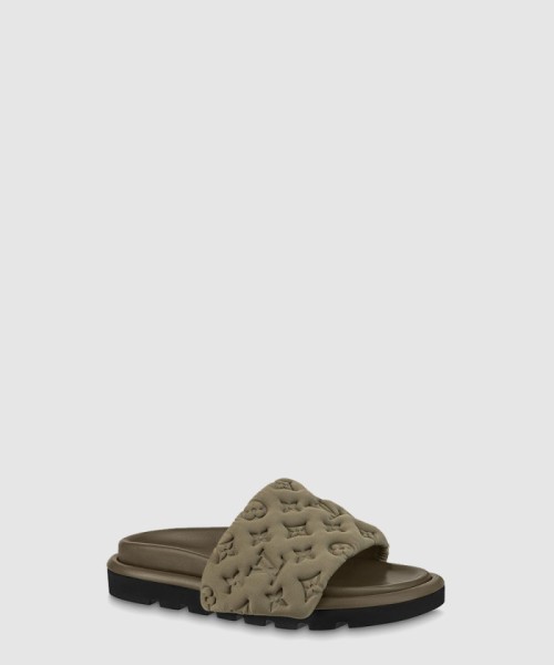 [LOUIS VUITTON-루이비통]풀 필로우 플랫 컴포트 뮬 1AA1E7