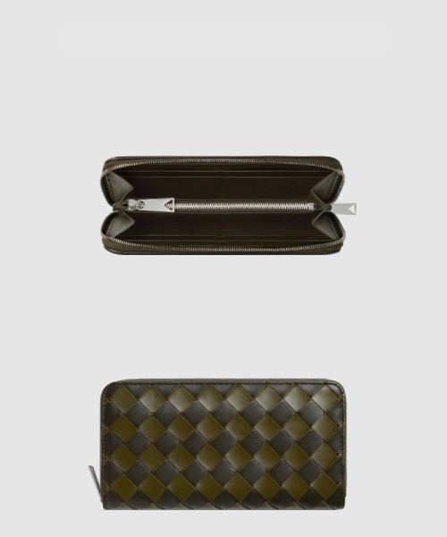 [BOTTEGA-보테가베네타]인트레치아토 지퍼 어라운드 지갑 749427