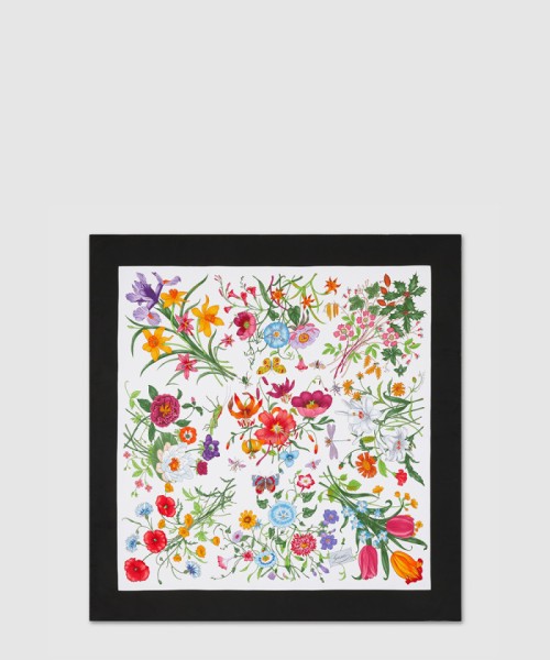 [GUCCI-구찌]프린트 실크 트윌 까레 821061