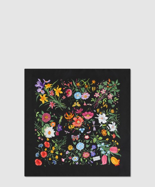 [GUCCI-구찌]프린트 실크 트윌 까레 823486