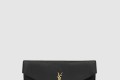 [SAINT LAURENT-생로랑]램스킨 소재의 cassandre 라지 envelope 파우치 769307