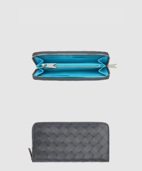 [BOTTEGA-보테가베네타]인트레치아토 지퍼 어라운드 지갑 593217