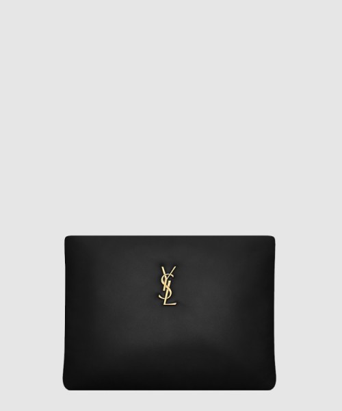 [SAINT LAURENT-생로랑]램스킨 소재의 calypso 라지 파우치 778943
