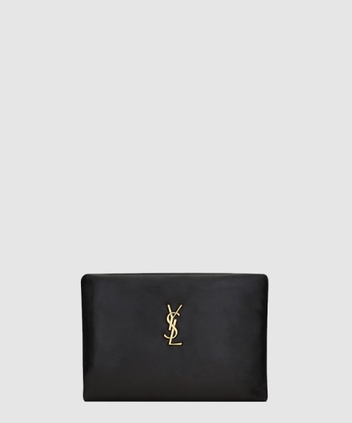 [SAINT LAURENT-생로랑]램스킨 소재의 calypso 스몰 파우치 765025
