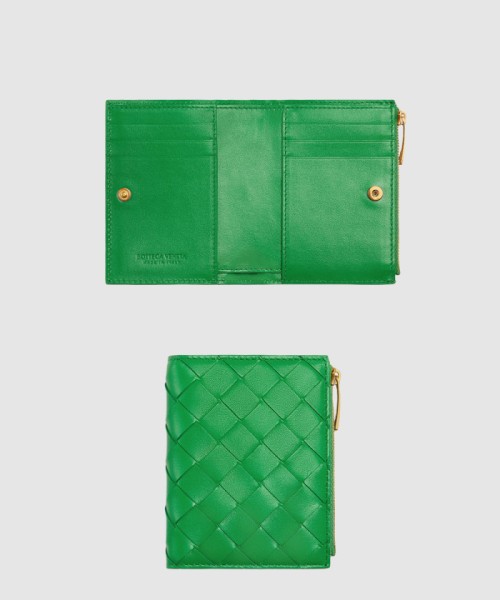 [BOTTEGA-보테가베네타]스몰 인트레치아토 폴더형 지갑 742330