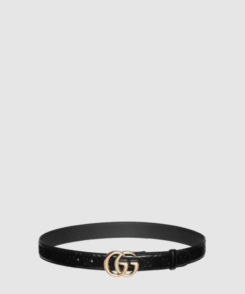 [GUCCI-구찌]GG 마몽 씬 벨트 625839