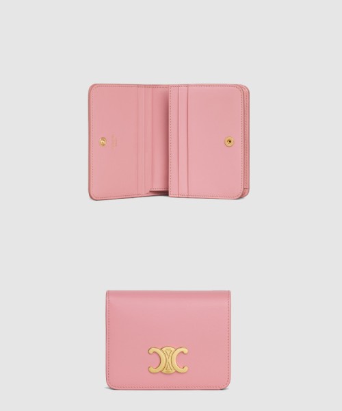 [CELINE-셀린느]트리옹프 컴팩트 지갑 샤이니 카프스킨 10K623