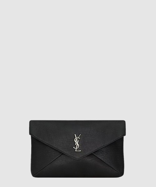 [SAINT LAURENT-생로랑]램스킨 소재의 cassandre 라지 envelope 파우치 769307