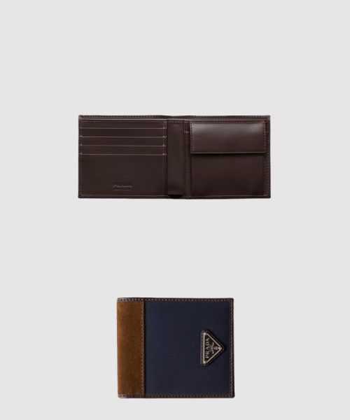 [PRADA-프라다]Re-Nylon 에나멜메탈삼각로고 폴리아미드 지갑 2M0738