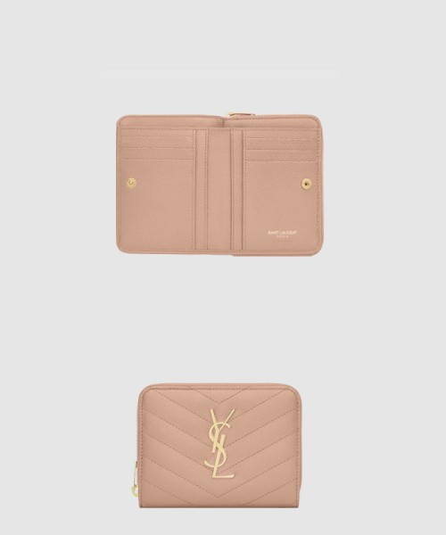 [SAINT LAURENT-생로랑]모노그램 컴팩트 반지갑 403723