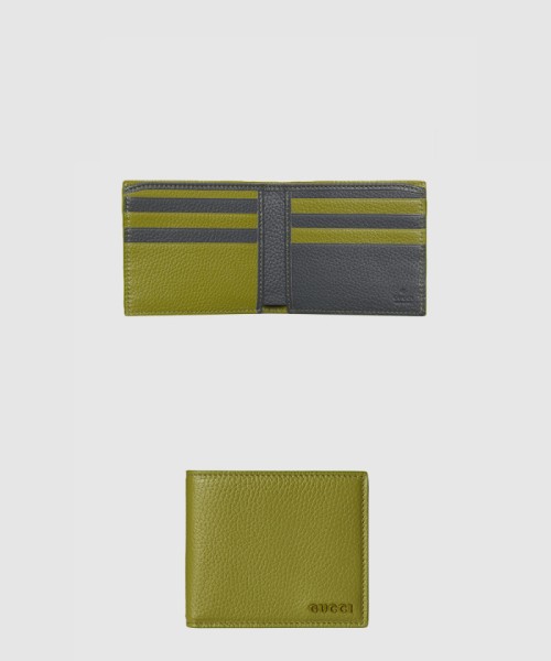[GUCCI-구찌]내부 투톤 플랩 지갑 로고 지갑 817019