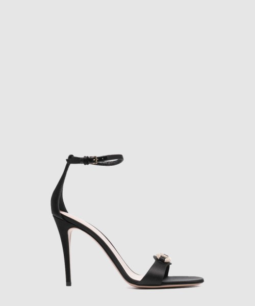 [VALENTINO-발렌티노]시그니처 새틴 힐 샌들