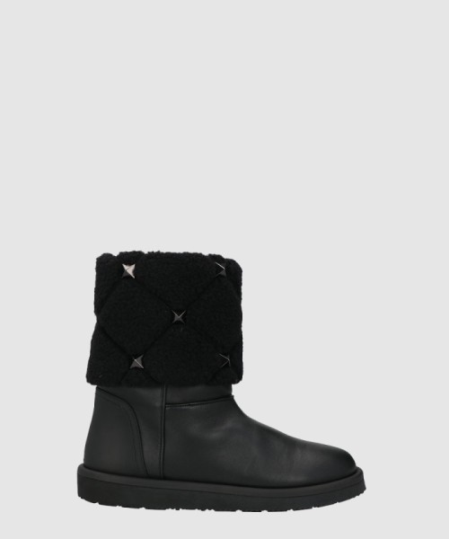 [VALENTINO-발렌티노]가죽 퀼팅 부츠